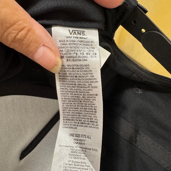 Vans Baseball Cap Flat Bill Blue Skate Snap Back - Picture 3 of 5